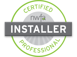 NWFA Certified Installer badge, Claudiu Toma, Classy Flooring ATL